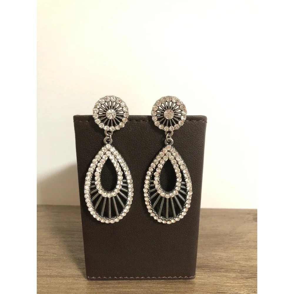 Rhinestones Teardrop Fashion Earrings